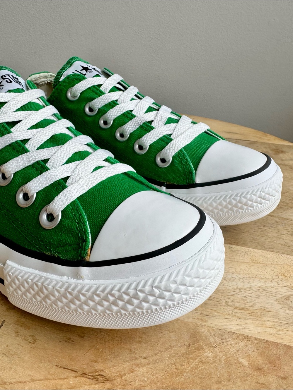 Converse Chuck Taylor All Star Low Retro Kelly Green Shoes Size 8 - Picture 4 of 10